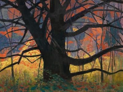 Artwork Title: Old Apple Tree, East of Castleton, ON
