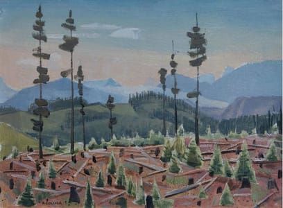 Artwork Title: Logged Over, Vancouver Island