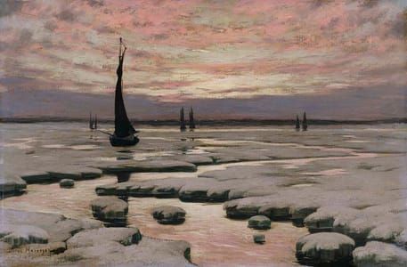 Artwork Title: Winter Sunset