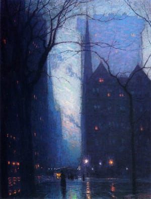 Artwork Title: Fifth Avenue at Twilight