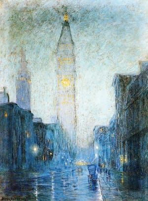 Artwork Title: Madison Avenue at Twilight