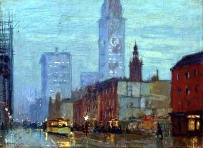 Artwork Title: Rainy Night In New York City