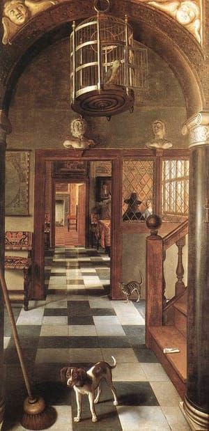 Artwork Title: View of a Corridor, Dyrham Park