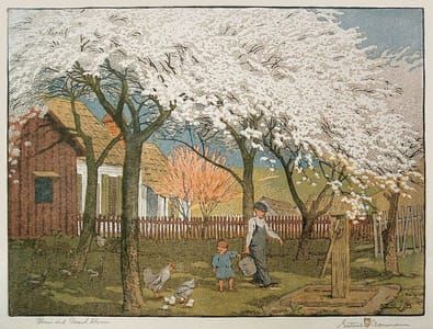 Artwork Title: Peach and Bloom