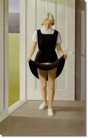 Artwork Title: Young Girl with Seashells