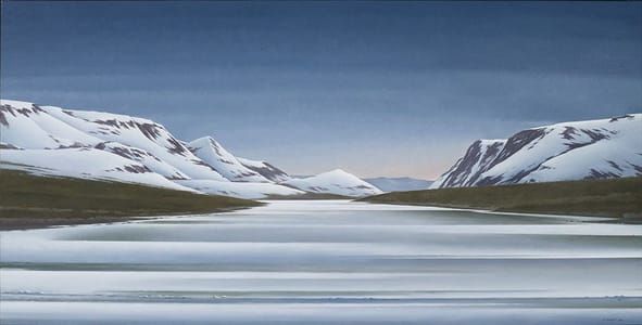 Artwork Title: Spring Coming Over Trout River Pond