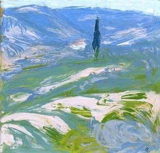Artwork Title: Landscape from Tuscany