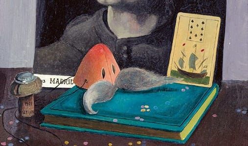 Artwork Title: Archevèque, Patience-Spiel mit dem Erzbischof am Mardi Gras (Archevèque,  Patience game with the Arc