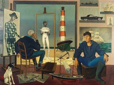 Artwork Title: Peintre et modèle