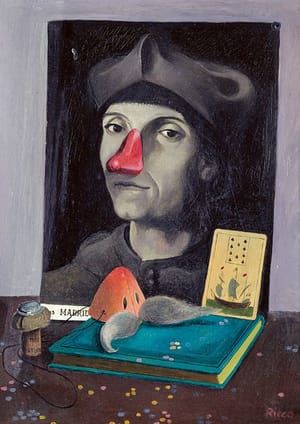Artwork Title: Archevèque, Patience-Spiel mit dem Erzbischof am Mardi Gras (Archevèque,  Patience game with the Arc