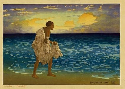Artwork Title: Hawaiian Fisherman