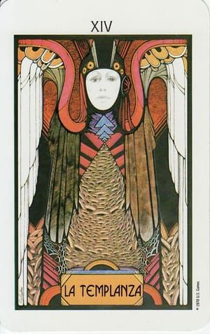 Artwork Title: The Aquarian Tarot Deck: La Templanza