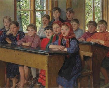 Artwork Title: В классе (In Class)