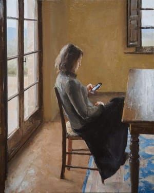 Artwork Title: Woman Reading a Letter