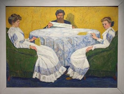 Artwork Title: Die Lektüre (Reading)