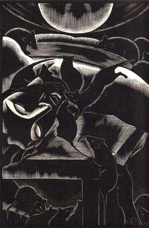 Artwork Title: Illustration for Poe's The Masque of the Red Death and Other Tales, 