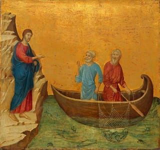 Artwork Title: Jesus calling Simon Peter and Andrew