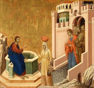 Artwork Title: Christ and the Samaritan Woman