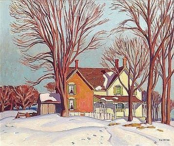 Artwork Title: Farmhouse Winter