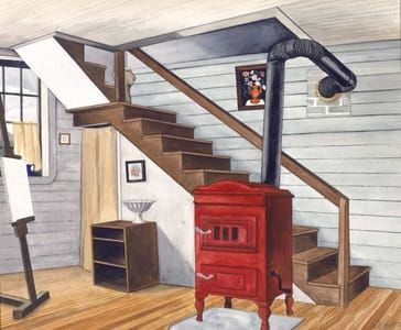 Artwork Title: Studio Interior