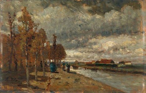 Artwork Title: Canal in Holland