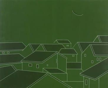 Artwork Title: Red Roofs