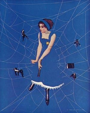 Artwork Title: Net Results, Life magazine cover, Coquette’s Number, August 24