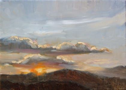 Artwork Title: Sunset Study,