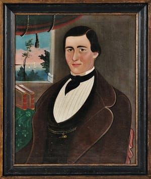 Artwork Title: Portrait of a Man with an Earring in Front of a Window