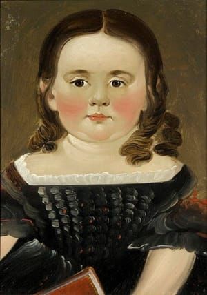 Artwork Title: Young Girl in a Black Dress