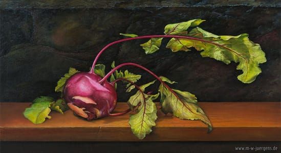 Artwork Title: Red Kohlrabi