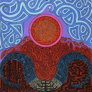 Artwork Title: Illustration from The Red Book by C. G. Jung