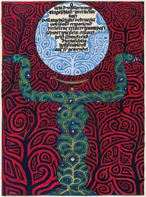 Artwork Title: Illustration from The Red Book by C. G. Jung,