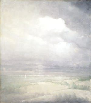 Artwork Title: Silver Light of the Hudson River