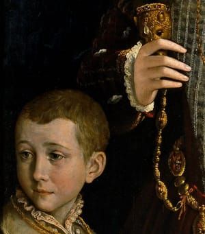 Artwork Title: Portrait of Camilla Gonzaga and her Three Sons
