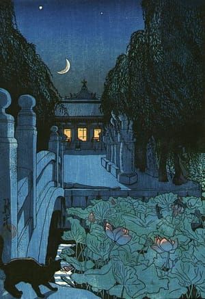 Artwork Title: Moon over Shinobazu