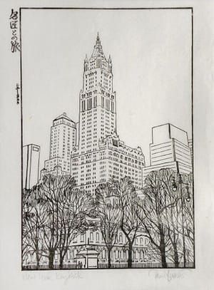 Artwork Title: Travels with the Master: New York (Sunset to Night)