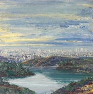 Artwork Title: View of the Hollywood Reservoir