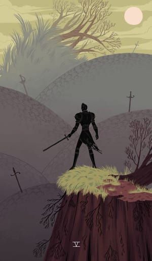 Artwork Title: Five of Swords