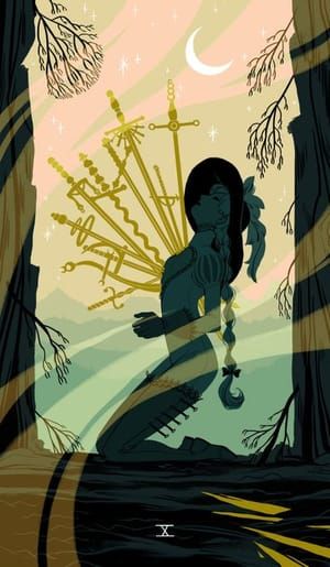 Artwork Title: Ten of Swords