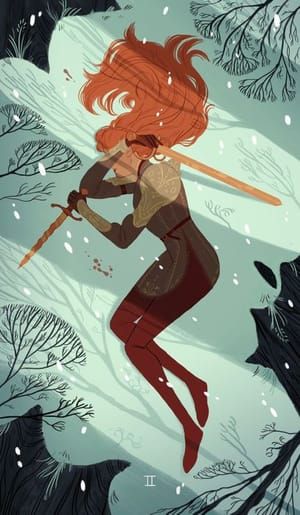 Artwork Title: Two of Swords