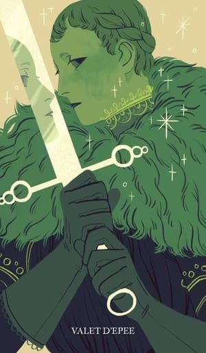 Artwork Title: Page of Swords