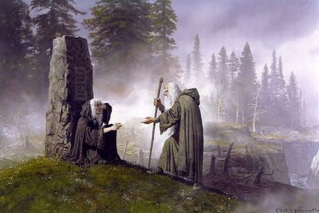 Artwork Title: Húrin Finds Morwen