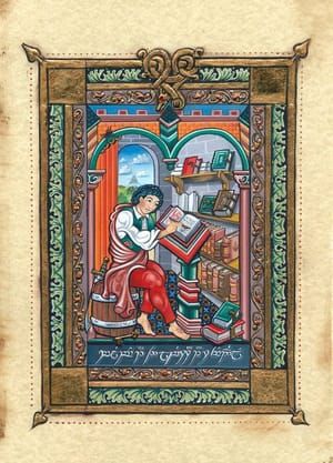 Artwork Title: Bilbo at the Library at Rivendell
