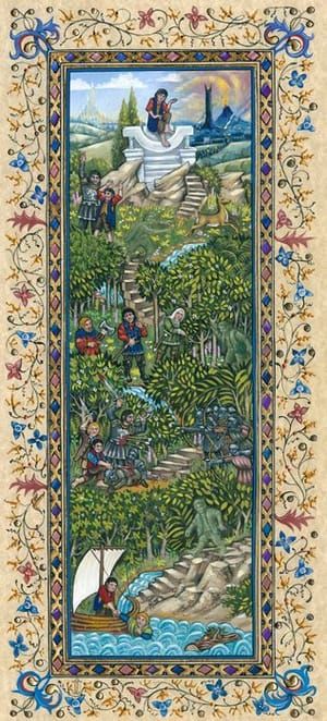 Artwork Title: Flight from Amon Hen