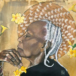 Artwork Title: Saint Septima with Carolina Jasmine
