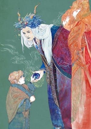 Artwork Title: Bilbo and the Arkenstone