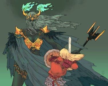 Artwork Title: Éowyn and the Witch King