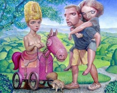Artwork Title: Lady Godiva Rides Again
