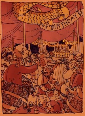 Artwork Title: A Long-Expected Party